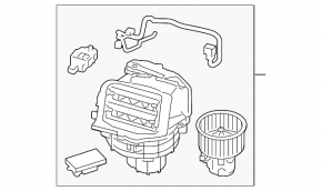 Fan assembly BMW 5 F10 10-16