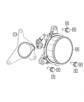 Vacuum pump Fiat 500L 14-19