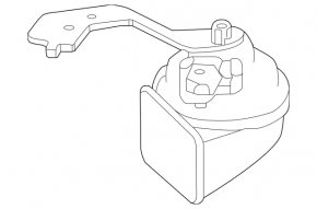 Left signal Mercedes CLA 14-19 low without bracket