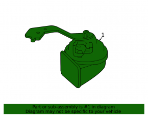 Left signal Mercedes CLA 14-19 low without bracket