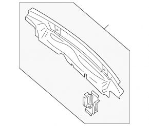 Rear panel Audi Q5 8R 09-17 set 3 parts, silver
