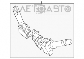 Hyundai Azera 12-17 steering column switch for fog lights