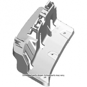 Front bumper mount under headlight left Buick Encore 13-16