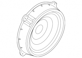 Speaker door front left Hyundai Santa FE 19-23