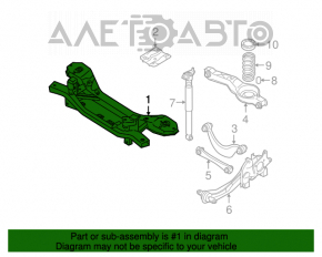 Rear subframe Mazda3 2.3 03-09
