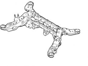 Subframe rear Ford Explorer 11-19 fwd