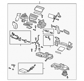 Mazda6 03-08 heater assembly