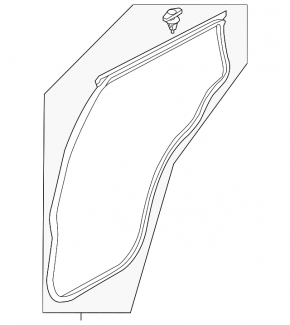 Mazda CX-50 23-25 rear left door seal