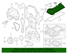 Valve Cover Nissan Rogue 14-16 2.5
