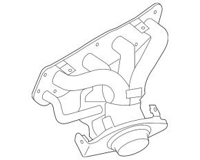 Exhaust manifold Nissan Versa 12-19 usa 1.6 with lambda