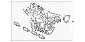 Intake manifold Honda Civic X FC 16-21 2.0