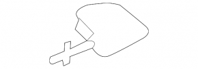 Plug tow hook rear bumper Chevrolet Trax 17-22 structure
