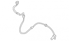 Front left ABS sensor for Nissan Murano 2003-2007