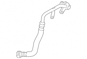Automatic transmission cooling pipe outlet Audi A6 C7 15-18 AWD