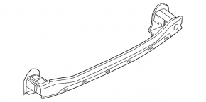 Rear Bumper Reinforcement BMW 5 F10 11-16