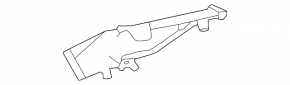 Left windshield wiper seal for Toyota Tundra 22-26
