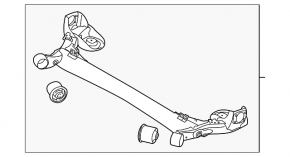 Rear beam Hyundai Elantra UD 11-16 OEM