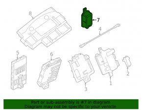 Remote Control Module BMW X1 F48 16-17