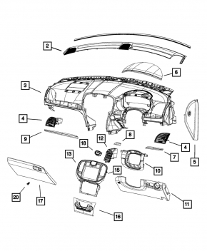 Chrysler 300 11-14 prerest watch