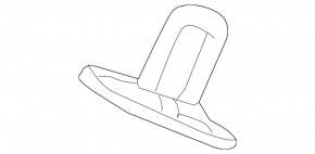 Trunk door lock bracket Honda CRV 23-
