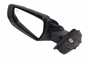 Left side mirror complete Chevrolet Malibu 16-18 8 pins, heated, turn signal, BSM, silver