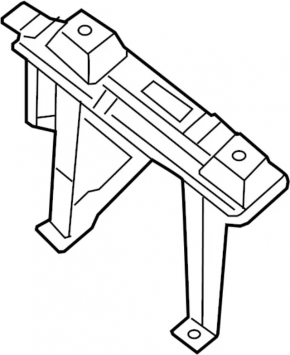 Trunk floor bracket left Nissan Pathfinder 13-20