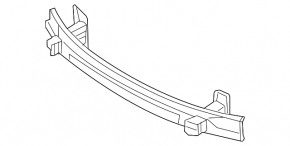 Front bumper reinforcement Kia Sorento 14-15 rest USA