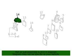 COMPUTER ASSY, POWER STEERING Lexus CT200h 11-16