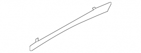 Door trim panel (cards) front right Audi A4 B8 13-16 rest, wood grain