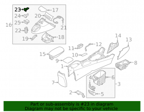 Left center console cigarette lighter for Kia Soul 14-19 with cover
