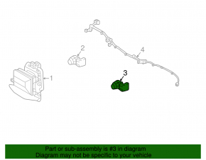 Rear bumper parking sensor external Kia Sorento 16-18