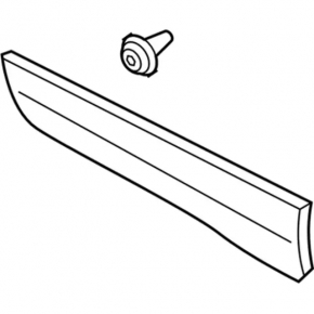 Ford Escape MK3 13-19 Lower Rear Right Door Trim (Structure)