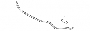 Rear hood seal Mazda CX-5 17-