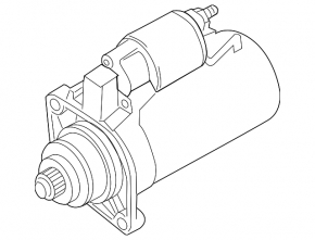 Starter VW Jetta 11-14 USA 2.0 manual transmission