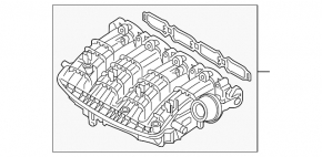 Intake manifold Audi A4 B9 17-25 2.0T DBPA