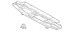 Lower radiator deflector for Toyota C-HR 18-19 Turkey built
