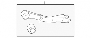 Rear trailing arm left Subaru Outback 15-19 OEM