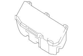 Lower fuse box left side nissan rogue 14-20