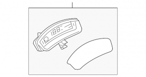 Nissan Leaf 11-12 upper instrument panel scratches