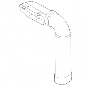 Air duct for garbage container Hyundai Elantra UD 11-16