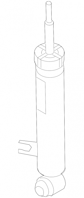 Rear right shock absorber for BMW X5 F15 14-18 for 3 rows of seats