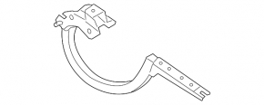 Trunk lid hinge right BMW 7 G11 G12 16-22