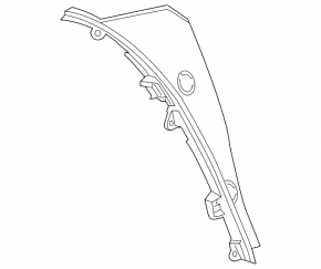 Left headlight trim Chevrolet Trax 17-22