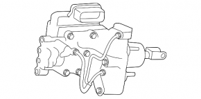 ABS complete with brake master cylinder for Lexus Hs250h 10-11