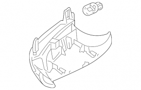 Left turn signal mirror for VW Tiguan 2018