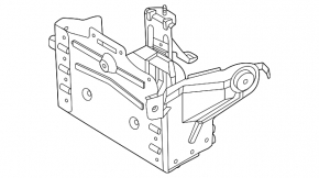 Battery bracket Li-ion BMW X7 G07 19- underhood