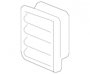 Right ventilation shield BMW X2 F39 18-23