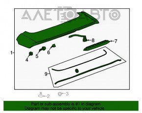 GMC Terrain 18- Tailgate Spoiler
