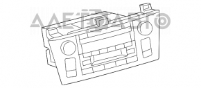 Tape player, CD changer, Radio, Panel Toyota Solara 2.4 04-06