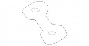 Front bumper reinforcement mount, left, Mercedes X247 GLB 20-26